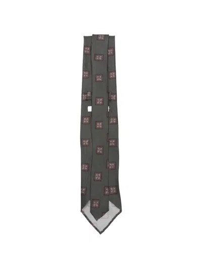 Lardini Patterned Tie In Orange