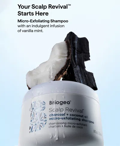 Briogeo Scalp Revival Charcoal + Coconut Oil Micro-exfoliating Scalp Scrub Shampoo 32 oz/ 936 ml In 8 Fl oz