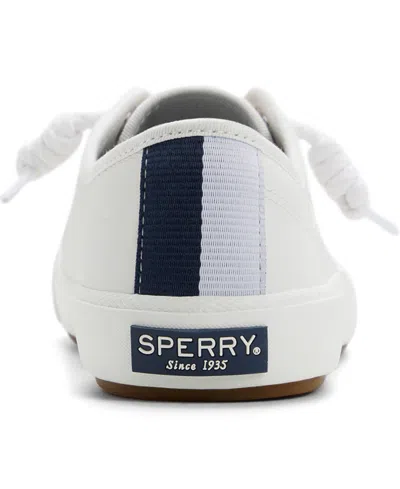 Sperry Pier Wave Low Top Sneaker In White