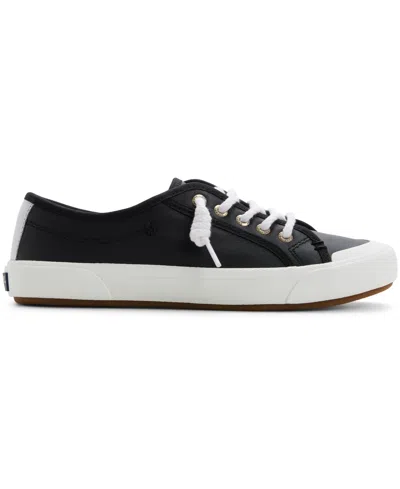 Sperry Pier Wave Low Top Sneaker In Black