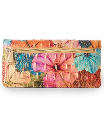 Brahmin Ady Croc Embossed Leather Wallet