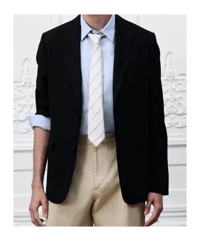 Dior Single-breasted Jacket In Black
