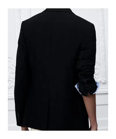 Dior Single-breasted Jacket In Black