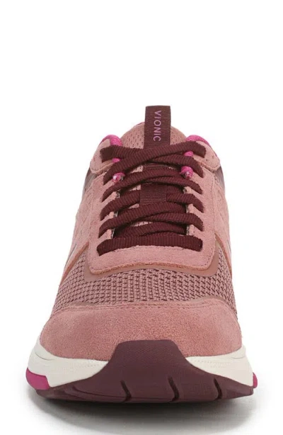 Vionic Walk Strider Knit Trainer In Pink
