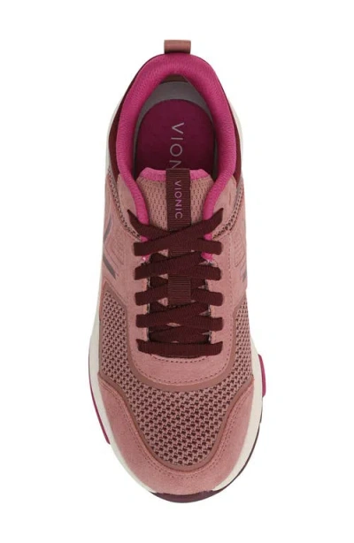 Vionic Walk Strider Knit Trainer In Pink