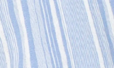 Roxy Harbor View Stripe Shorts In Blue