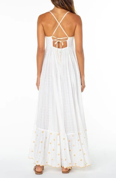 Roxy Sunburst Maxi Dress In White