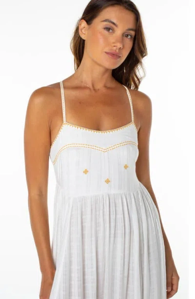 Roxy Sunburst Maxi Dress In White