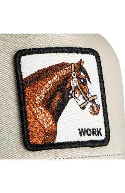 Goorin Bros . Work Horse Embroidered Patch Trucker Hat In Pattern