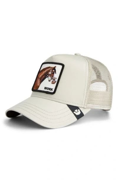 Goorin Bros . Work Horse Embroidered Patch Trucker Hat In Pattern