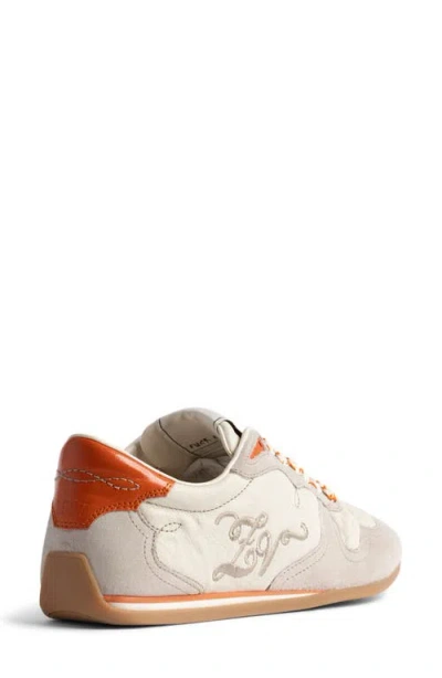 Zadig & Voltaire Zv Vintage Dance Sneakers In White