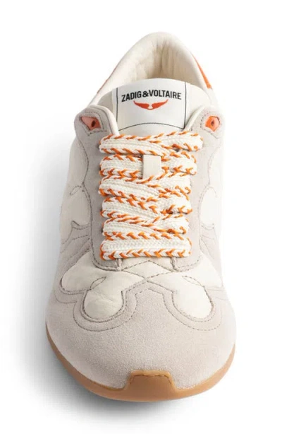 Zadig & Voltaire Zv Vintage Dance Sneakers In White