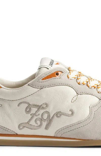 Zadig & Voltaire Zv Vintage Dance Sneakers In White