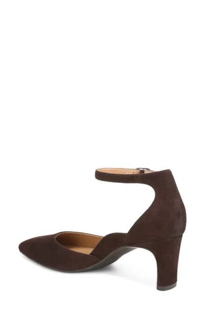 Vionic Scarlett Ankle Strap Pump In Brown