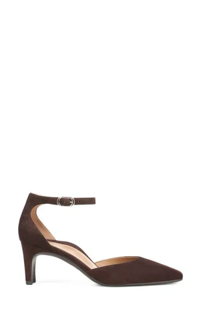Vionic Scarlett Ankle Strap Pump In Brown