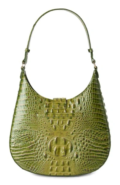 Brahmin Fallon Melbourne Medium Leather Shoulder Bag In Green