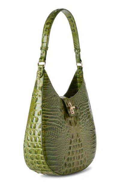 Brahmin Fallon Melbourne Medium Leather Shoulder Bag In Green