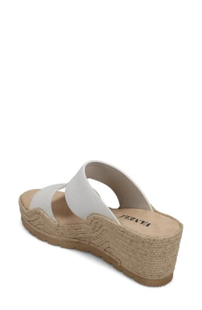 Vaneli Cyril Platform Wedge Sandal In White