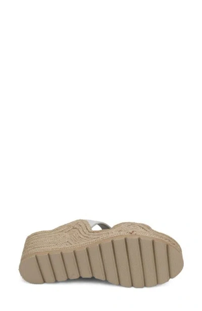 Vaneli Cyril Platform Wedge Sandal In White
