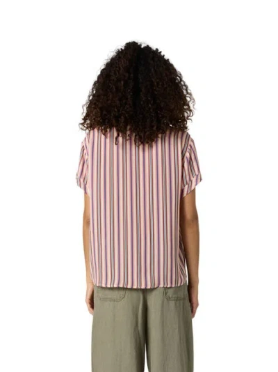 Gerard Darel Cindya Striped Shirt In Pink