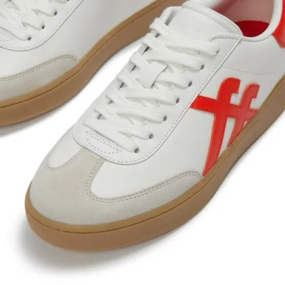 Fitflop The Dash T-toe Leather Sneakers In Multi