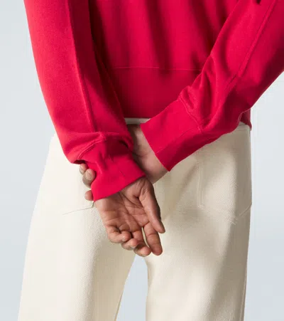 Auralee High Twist Light Sweat Pullover In Pink