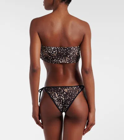Attico Leopard-print Bikini In Multi