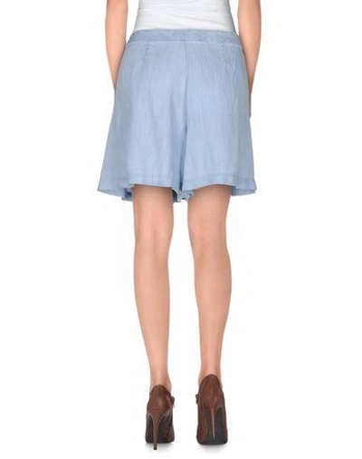 Shop Michael Michael Kors Denim Skirts In Blue