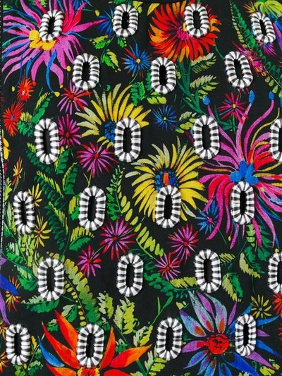 花卉刺绣绉纱罩衫