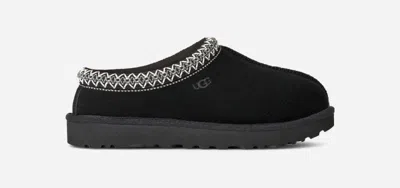 Ugg Tazz Platform Suede Braid Mules In Black