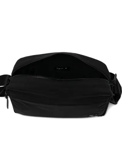 Agnès B. Medium Trip Messenger Bag In Black