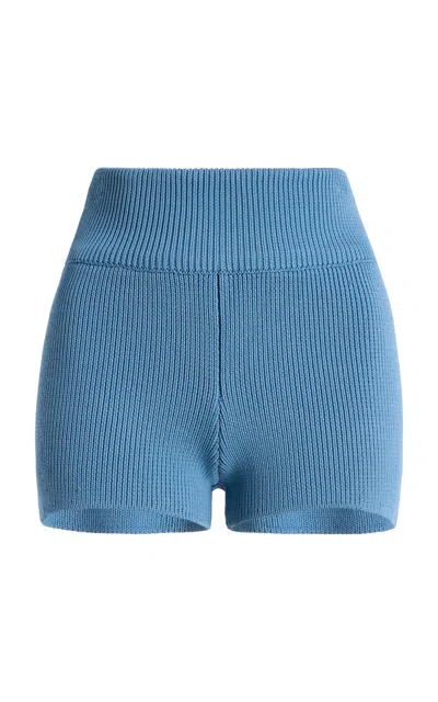Elce Essential Knit Shorts In Blue
