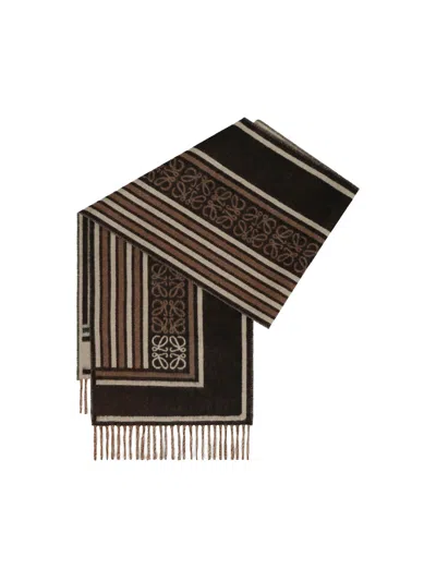 Loewe Wool Scarf In Multi