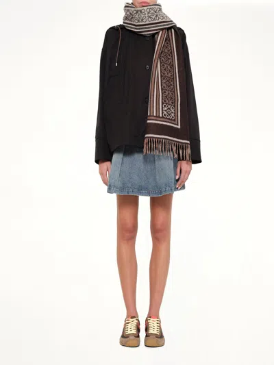 Loewe Wool Scarf In Multi