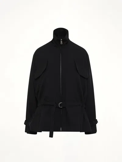 Loewe Pocket Drawstring Jacket In Black