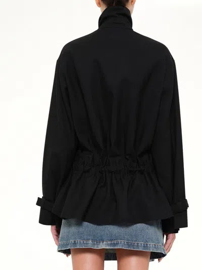 Loewe Pocket Drawstring Jacket In Black