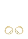 ELIZABETH AND JAMES 'Connolly' gold plated hoop earrings