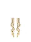 ELIZABETH AND JAMES 'Sueno' gold plated wavy earrings