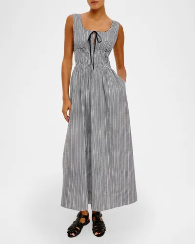 Rails Jordie Smocked Maxi Dress In White