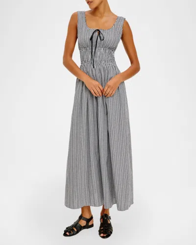 Rails Jordie Smocked Maxi Dress In White