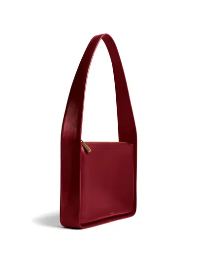 Khaite Lori Squared Bag In Red