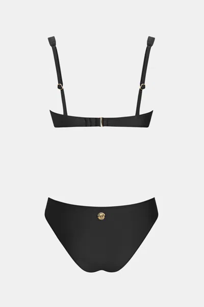 Cupshe Daydream Sequence Bikini Set In Black