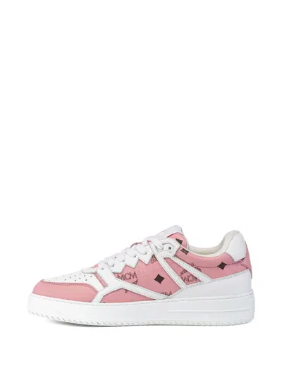 Mcm Neo Terrain Sneakers In Visetos Leather Mix In Multi