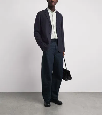 Paul Smith Wool-blend Unstructured Blazer In Black