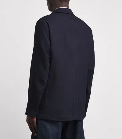 Paul Smith Wool-blend Unstructured Blazer In Black