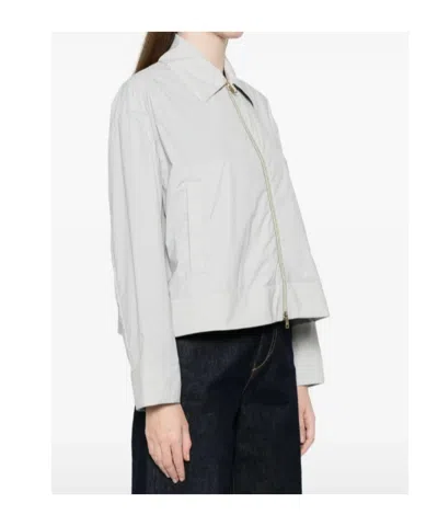 Herno Zip-up Jacket In White
