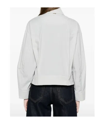 Herno Zip-up Jacket In White