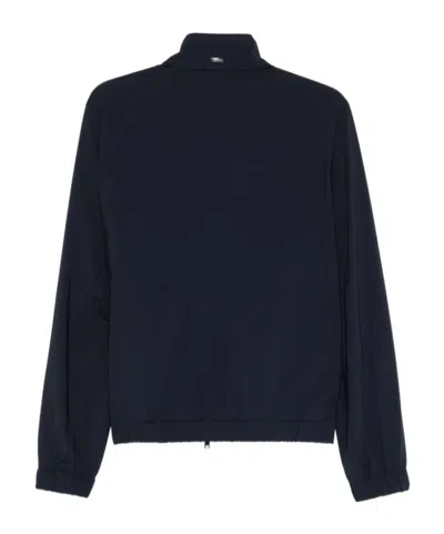 Herno Logo-plaque Bomber Jacket In Black