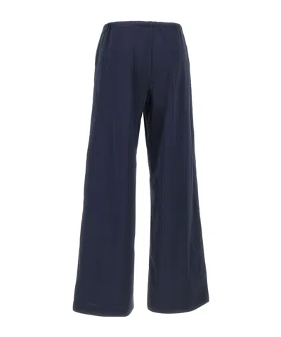 Herno Wide-leg Drawstring Pants In Blue