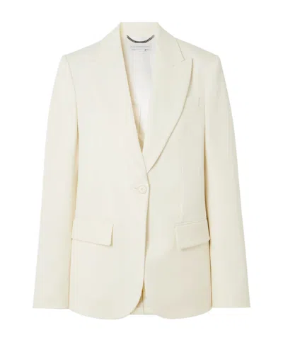 Stella Mccartney Pocket Blazer Jacket In White